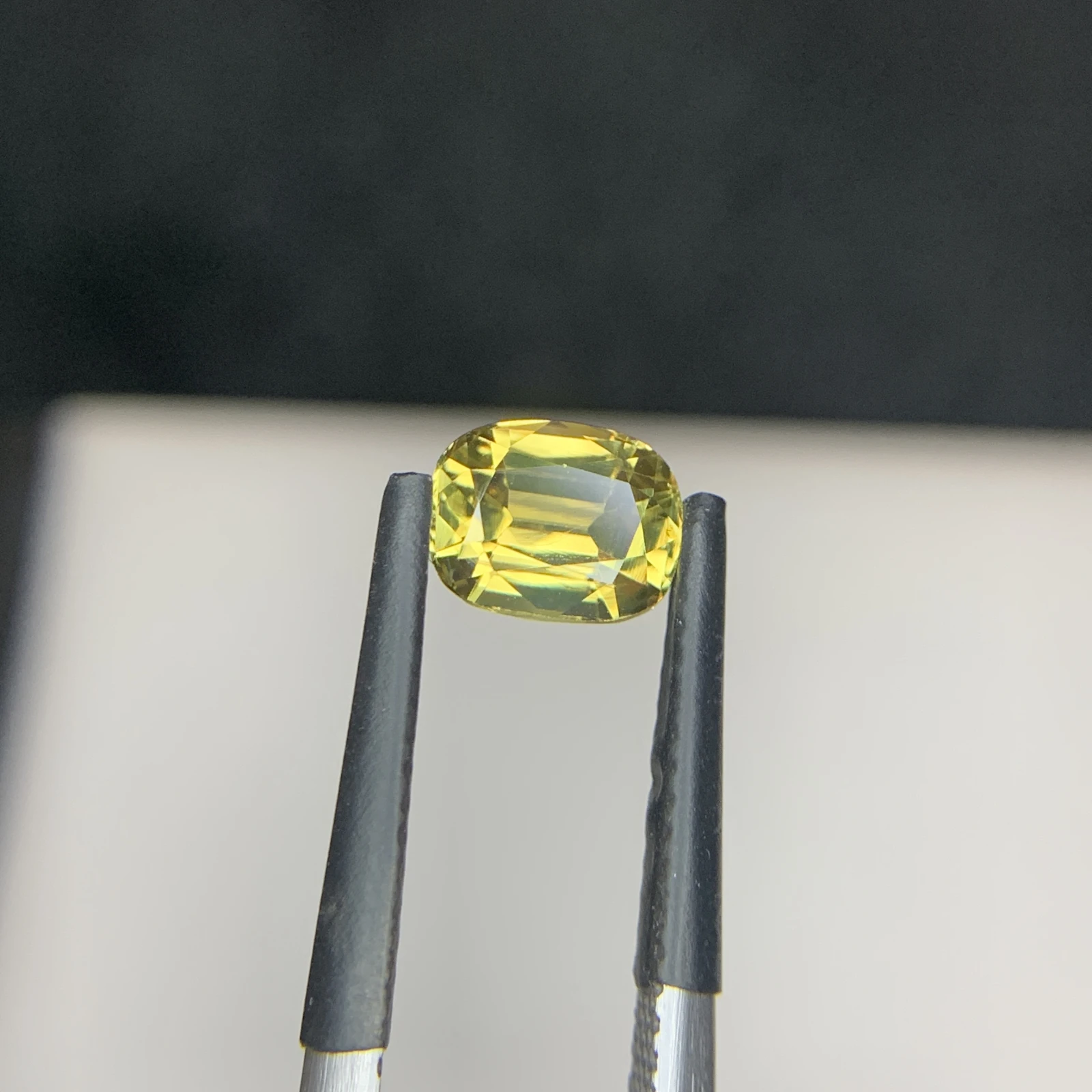 1.35 ct Natural Brownish Yellow Chrysoberyl Cushion Shape Loose Gemstone from Sri Lanka — view 4